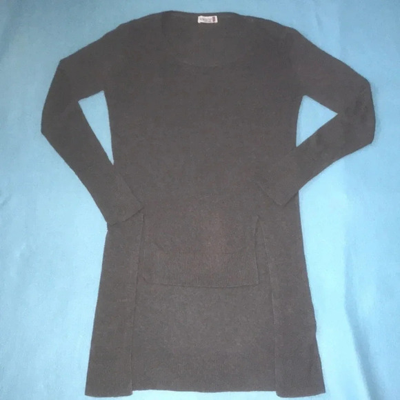 KONTATTO cashmere blend long sleeve tunic sweater viscose wool nylon angora SZ M - Picture 1 of 9